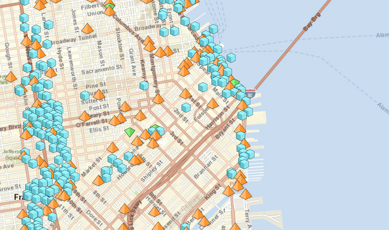 san francisco pokemon go map Updated Pokemon Go Maps And Trackers That Still Work Slashgear san francisco pokemon go map