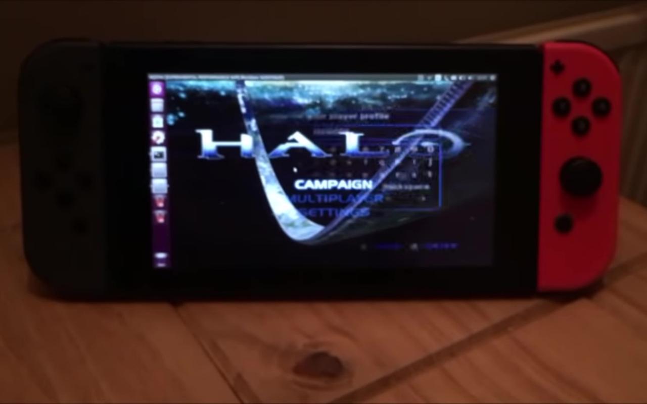 Nintendo Switch Made To Run Halo Via Xqemu Emulator On Linux Slashgear