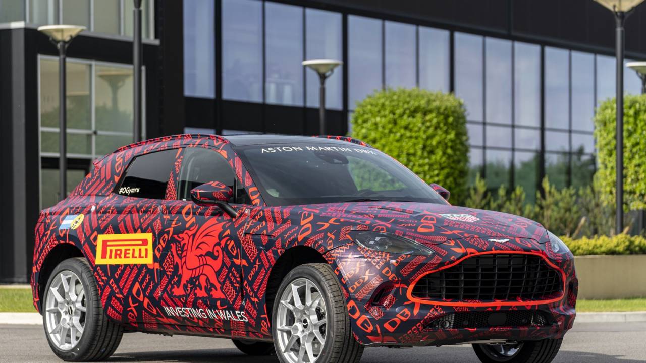 Aston Martin DBX spied again as automaker hits new milestone