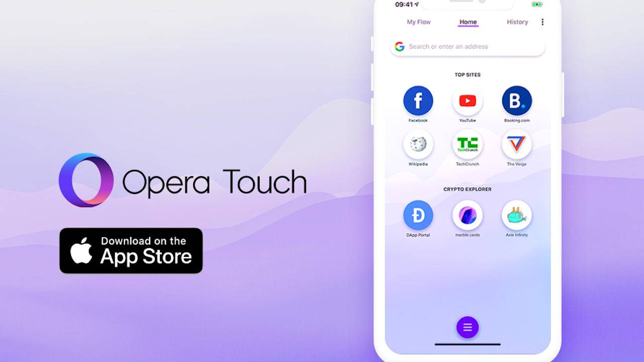 Opera Touch on iOS gains Crypto Wallet and Web 3 support