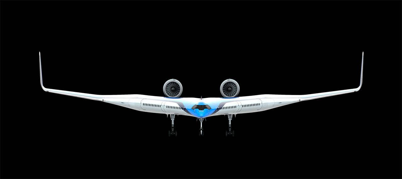 FlyingV airline concept aims for improved efficiency and comfort