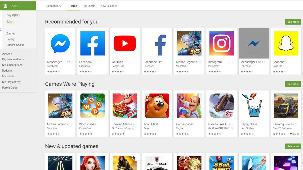 Play Store App Game