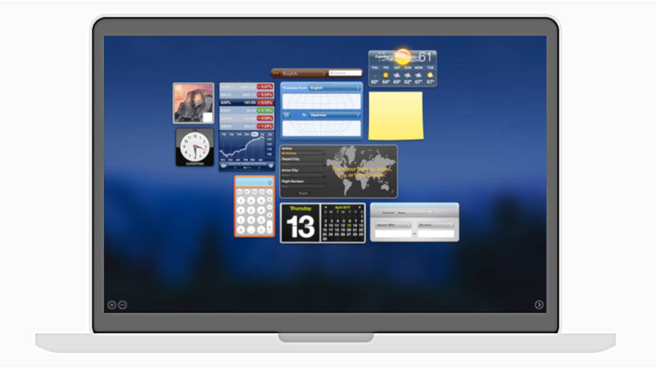 Виджеты for mac