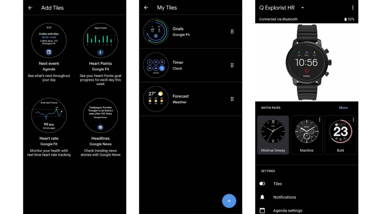 Wear OS Tiles finally has an manager 