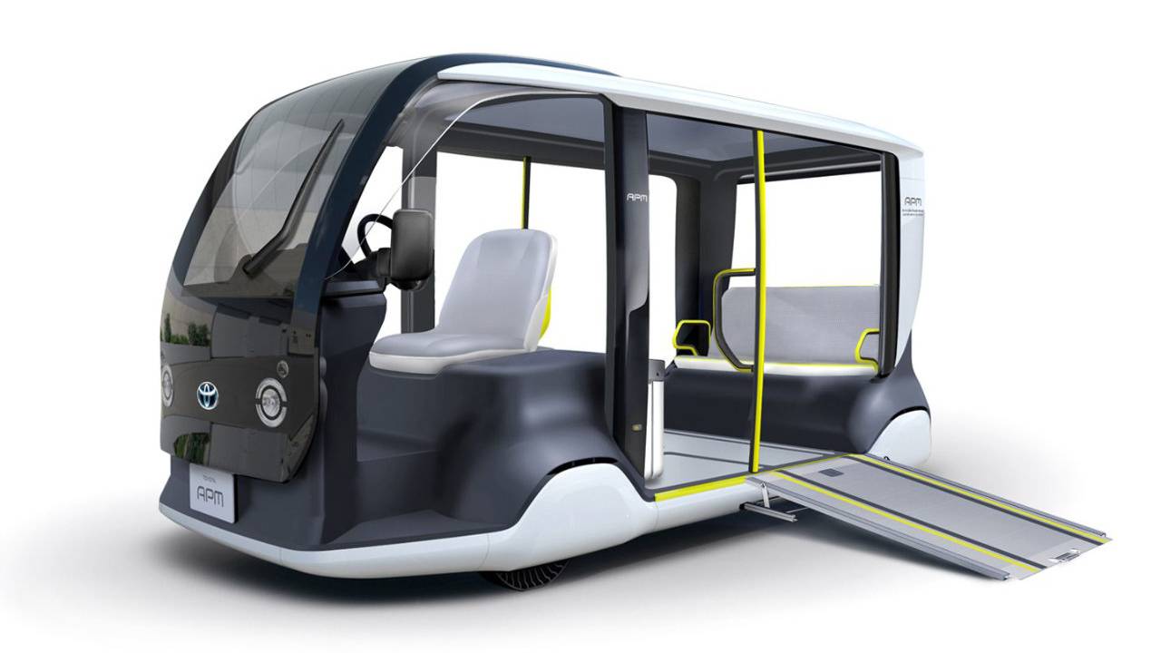 Toyota unveils futuristic shuttle for the 2020 Tokyo Olympics