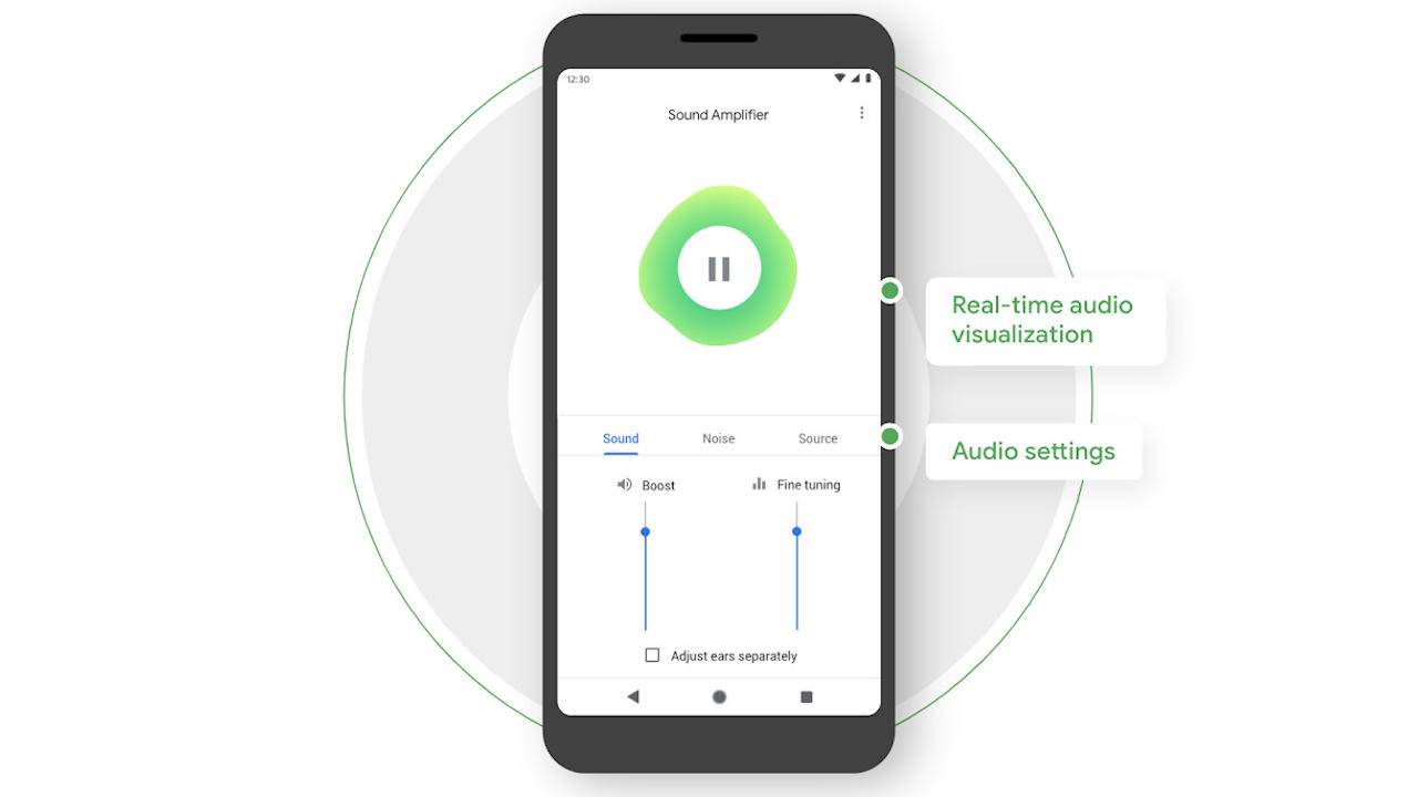 Android Sound Amplifier personalizes volumes for those who need it the