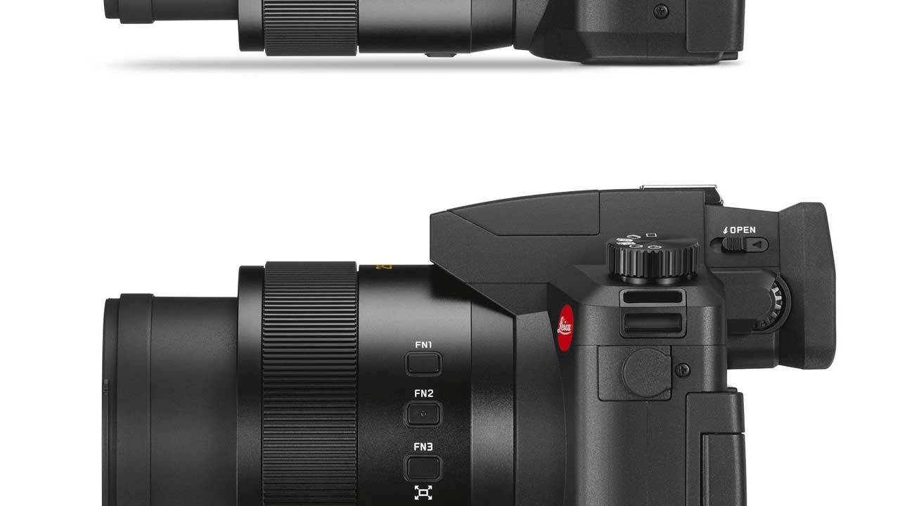 Leica V-Lux 5 camera is rolls with 25-400 mm lens