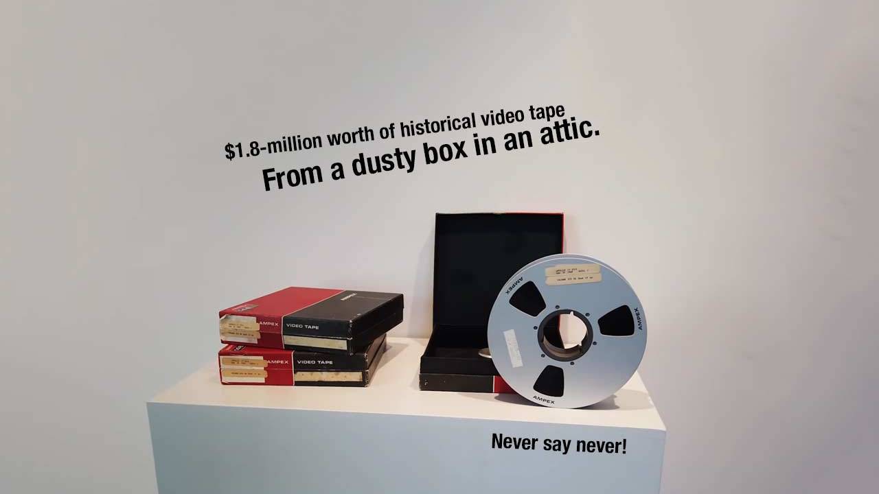 Former NASA intern’s $2M find: Old tapes and history