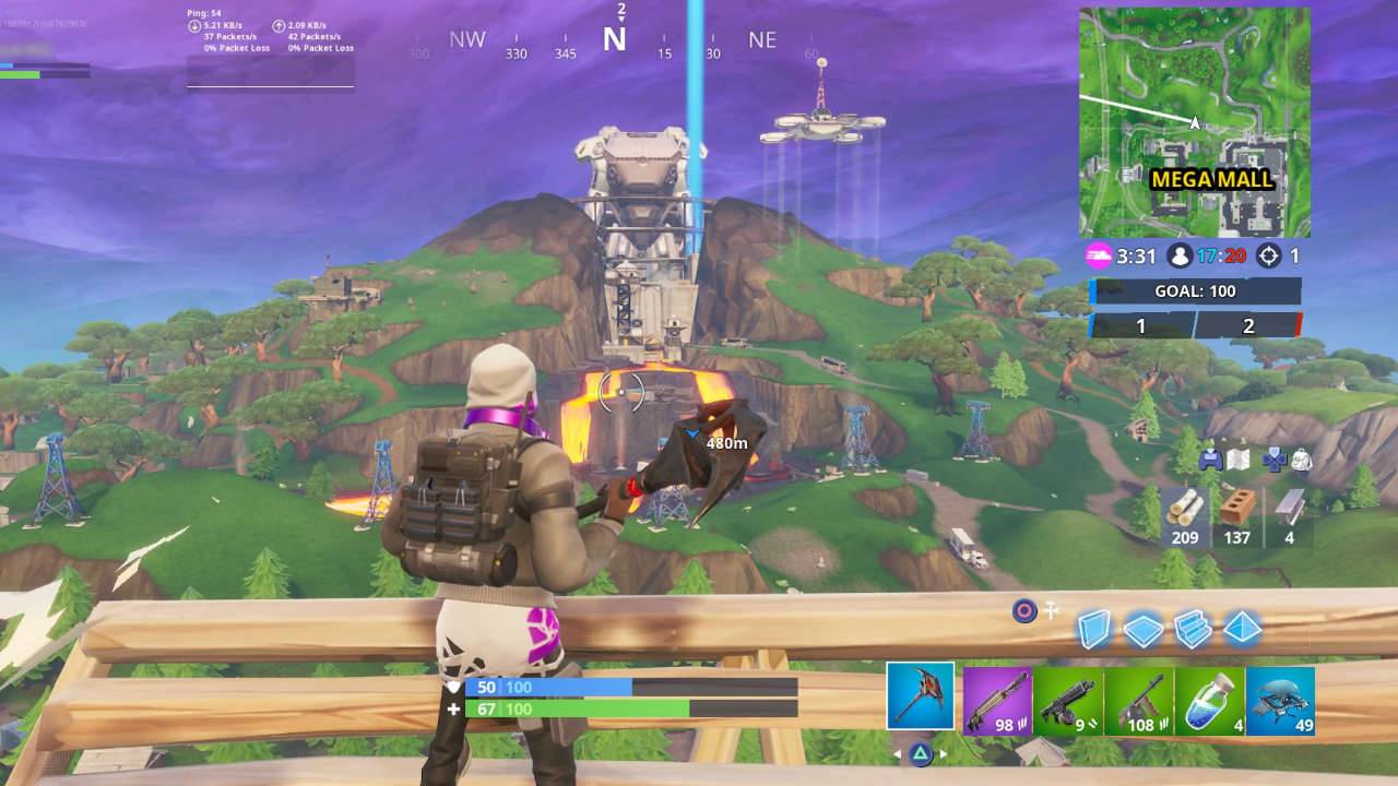 Fortnite S Massive Robot Grows Hinting At Season 9 Finale Slashgear