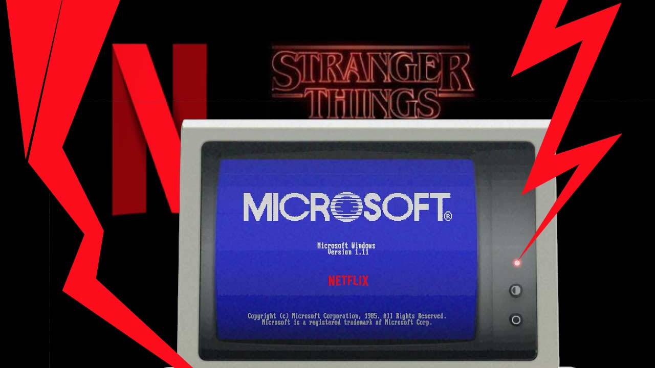 Here’s the big Stranger Things Microsoft Windows twist