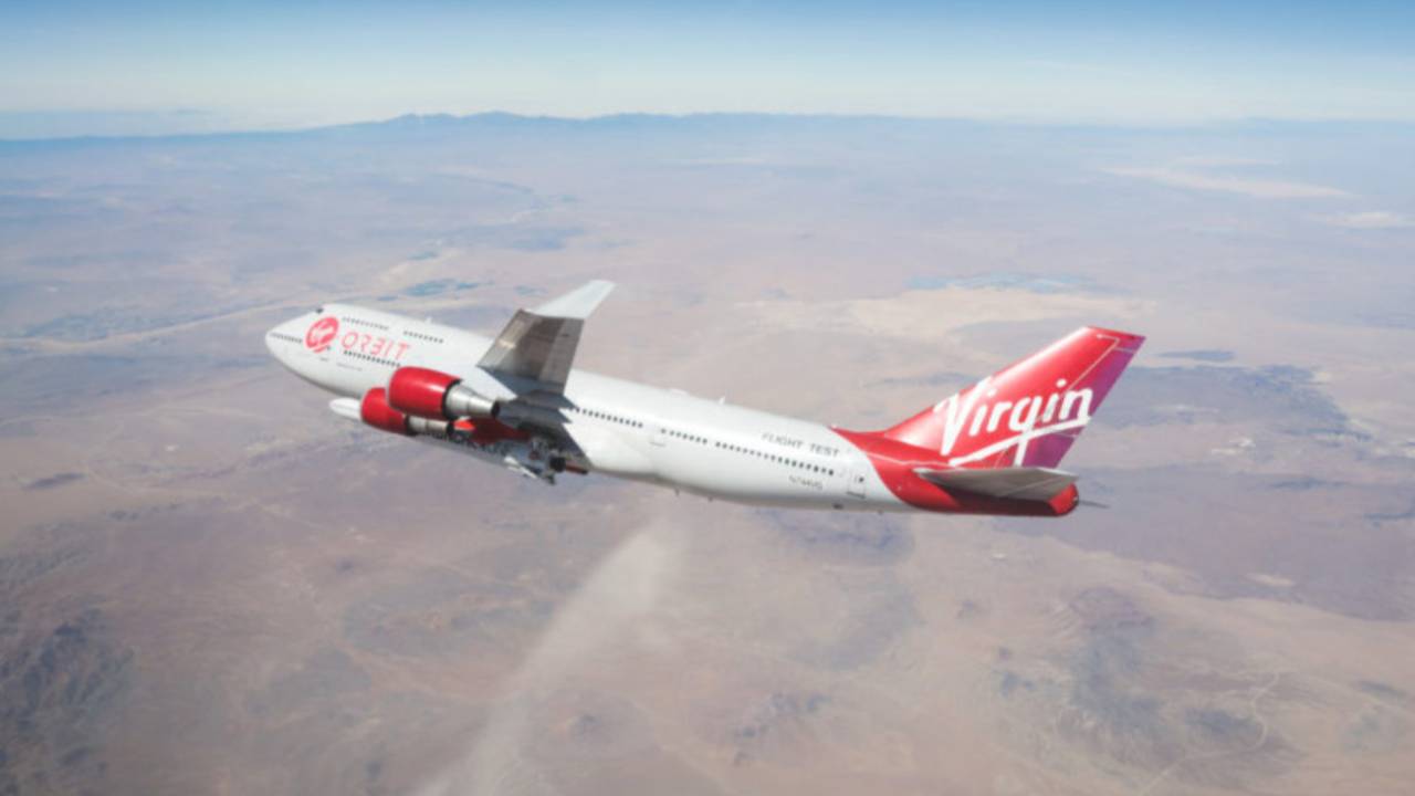 Virgin Orbit successfully drops rocket from plane over Mojave Desert