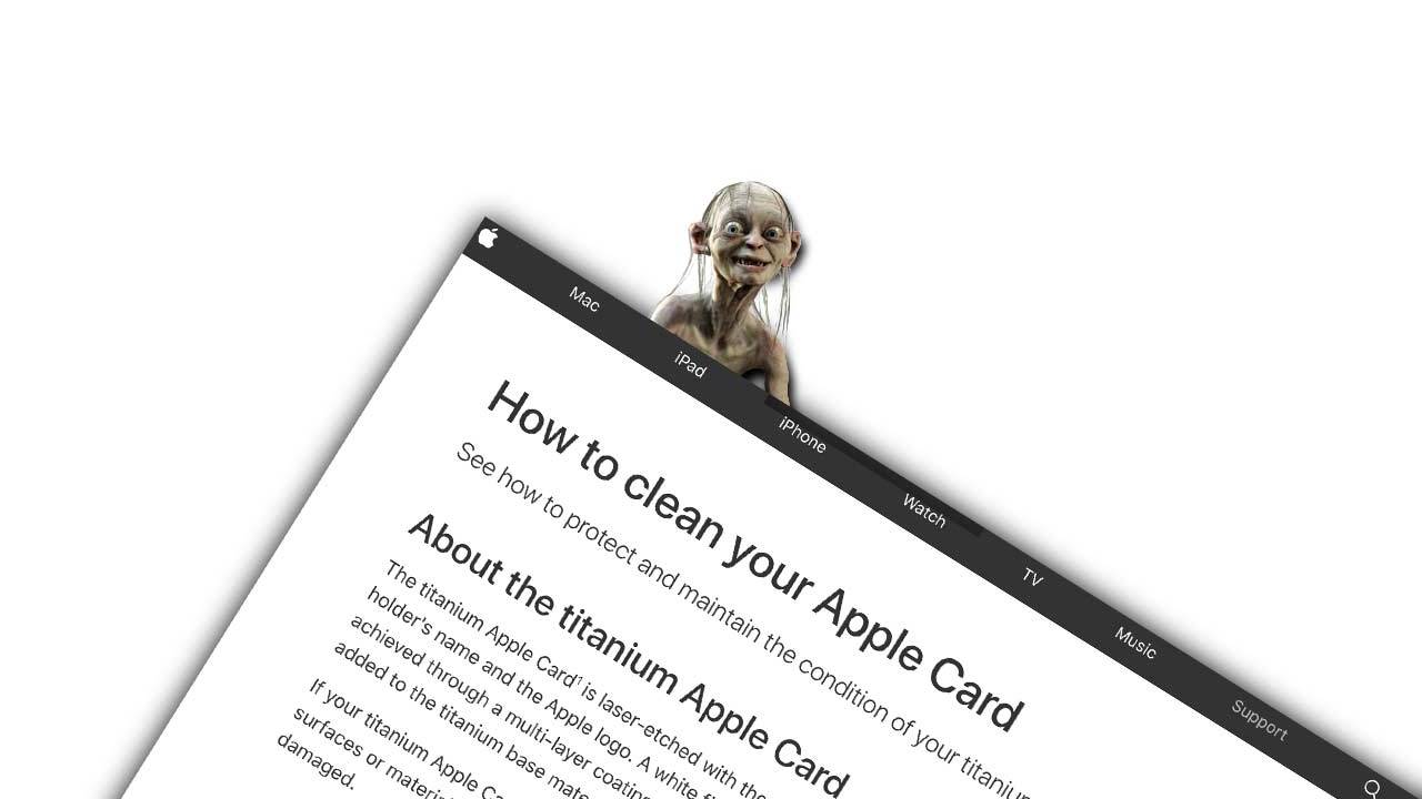 Leather and denim Apple Card cleaning guide goes viral
