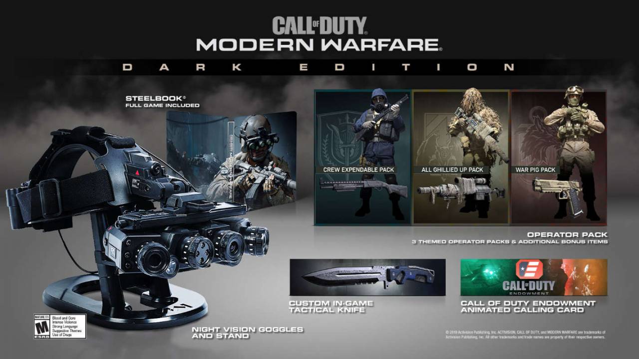 call of duty modern warfare gold edition