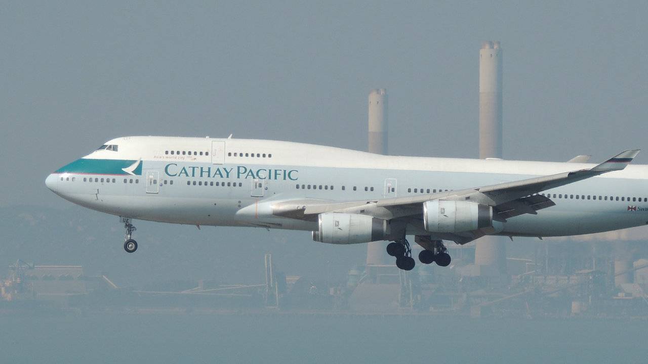 Cathay Pacific Airways says its uses cameras to record passengers