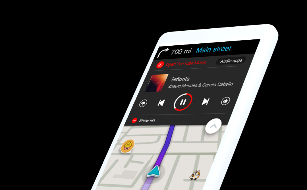 Waze adds YouTube Music controls for a safer dashboard