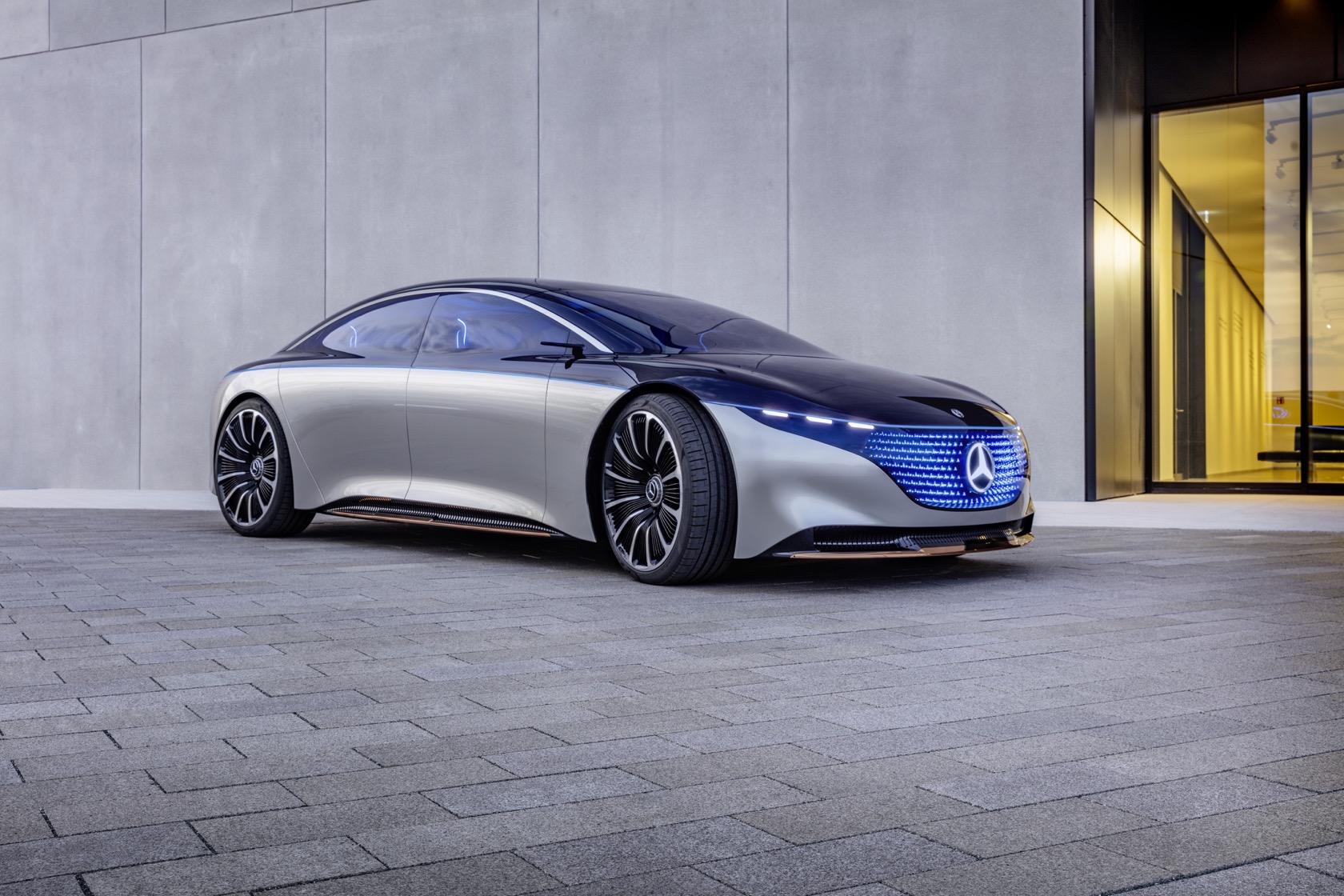 Mercedes Benz Vision Eqs Gallery Slashgear