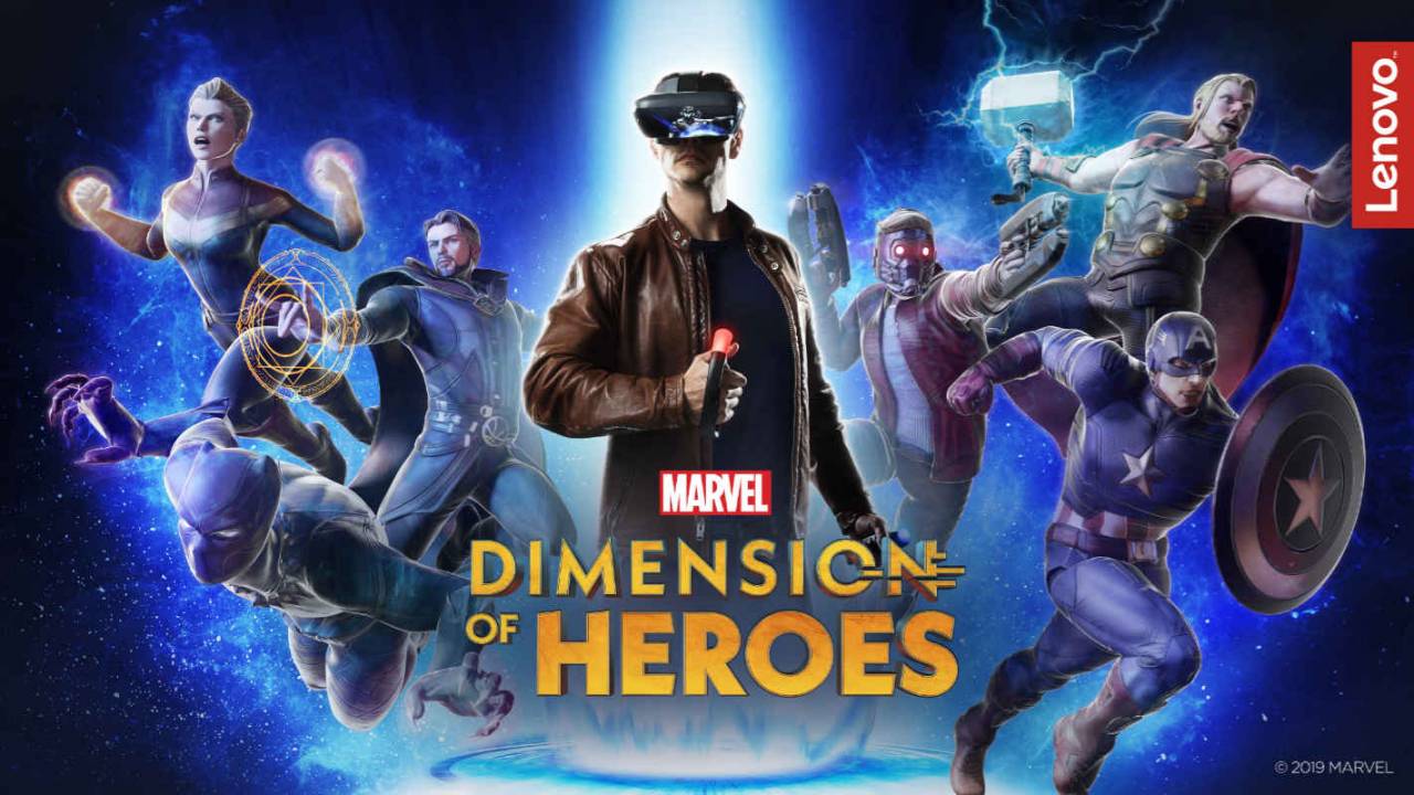 Lenovo Mirage AR headset brings ‘Marvel Dimension of Heroes’ experience