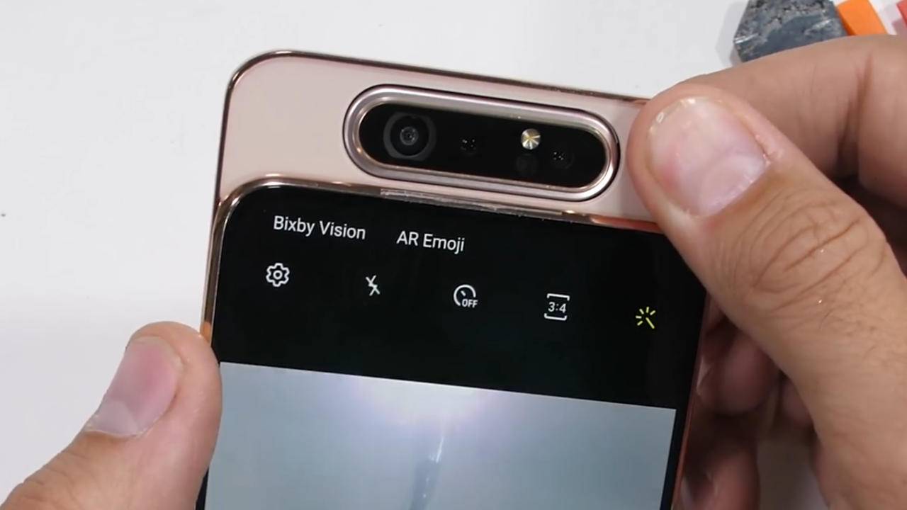 Galaxy A80 flipping camera is built for abuse - SlashGear