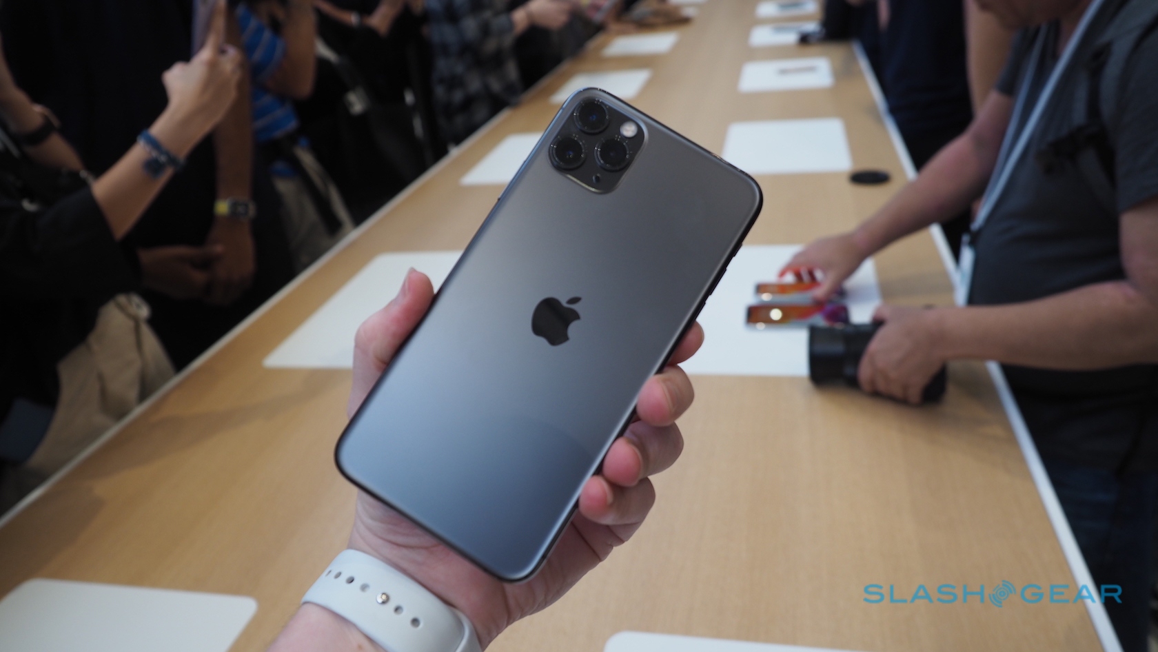 Iphone 11 Pro on hand