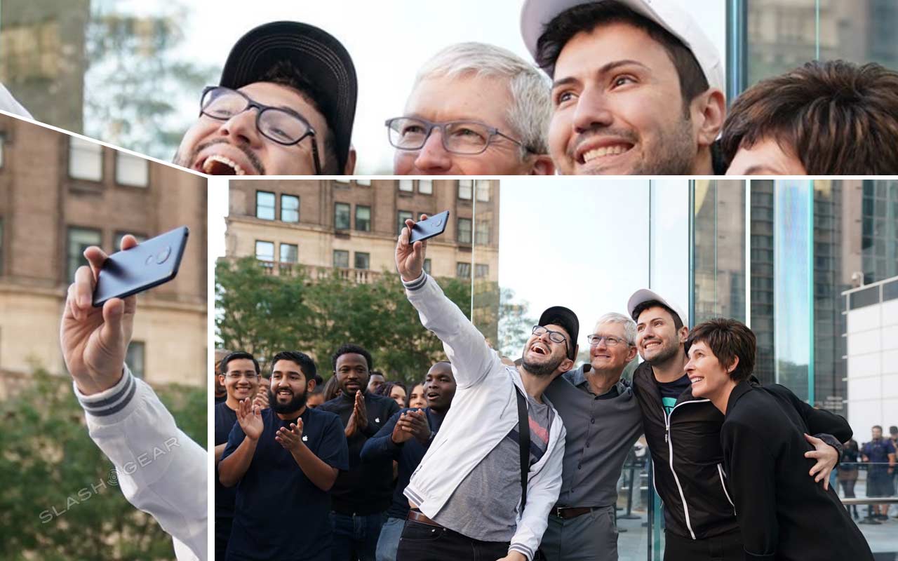 Tim Cook's Android selfie snapper gives Twitter a laugh on iPhone 11