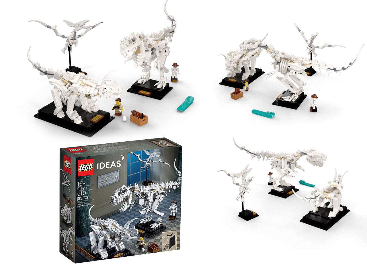 lego skeleton dinosaur