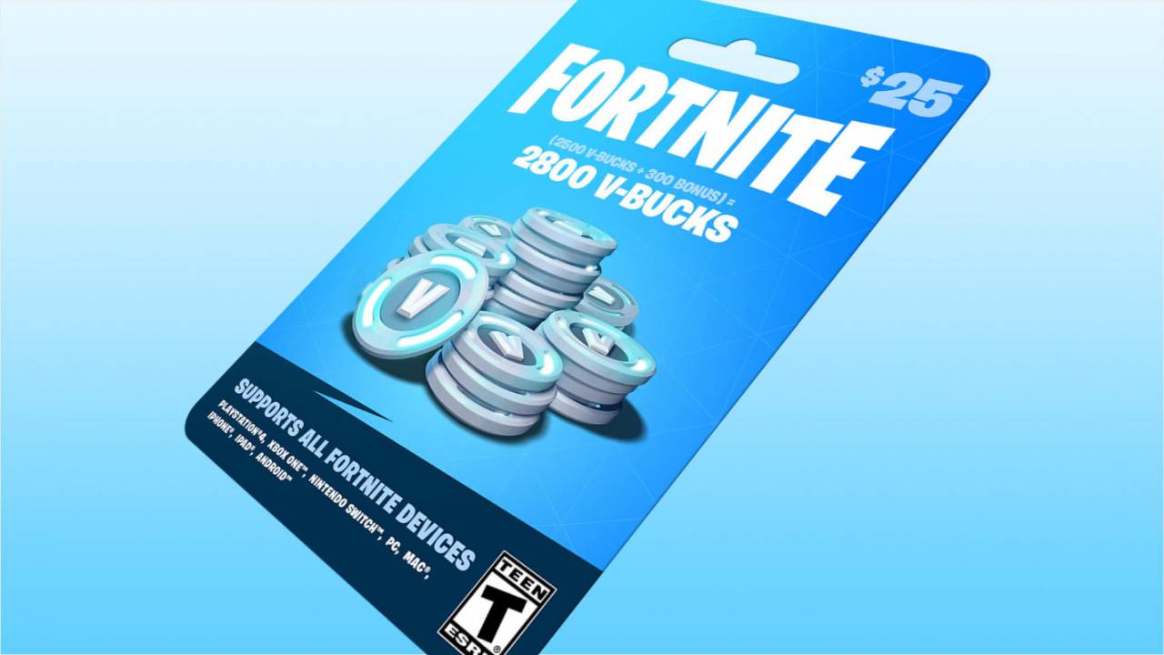 Epic Games is bringing Fortnite V-Bucks cards to physical stores