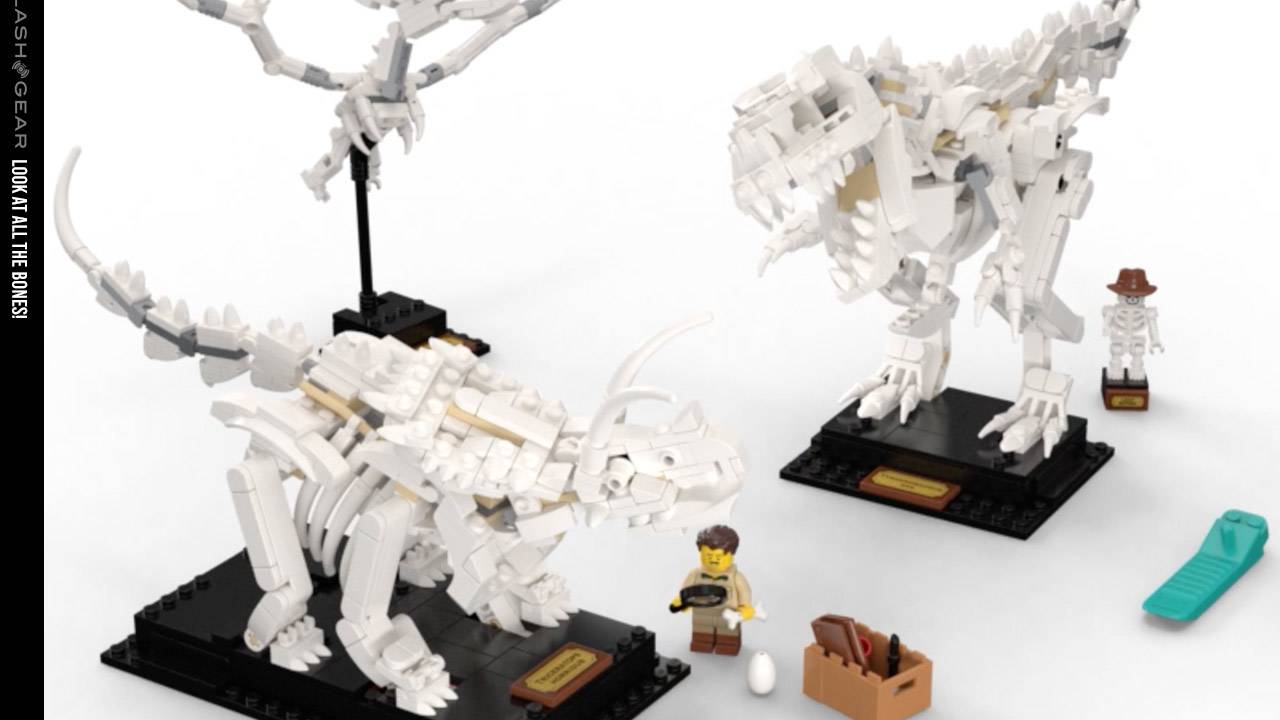 lego skeleton dinosaur