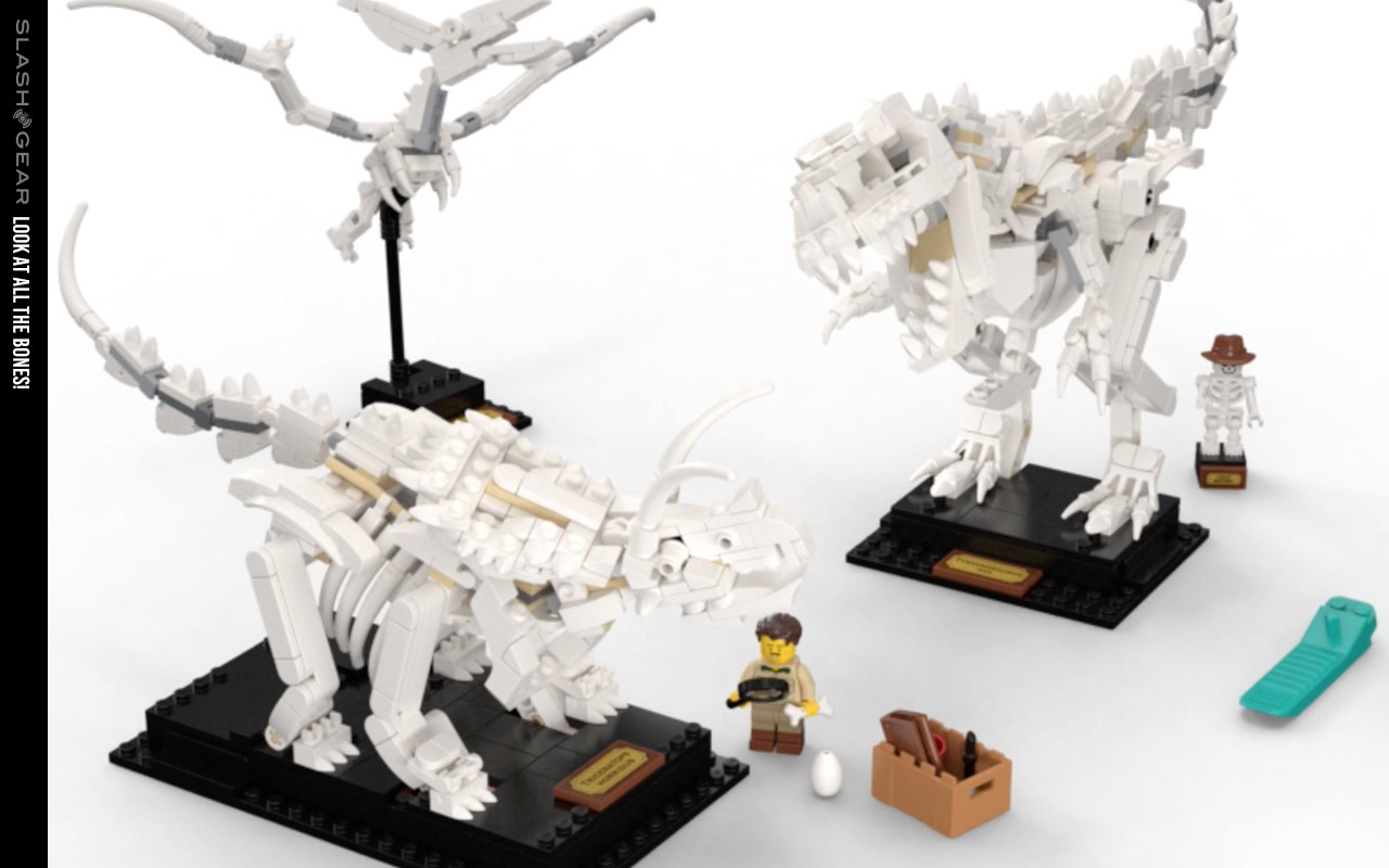 lego dinosaur fossil set