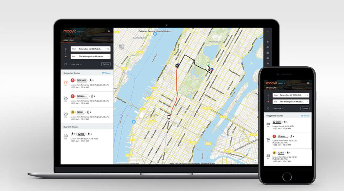 Moovit Public Transit App Taps Waze To Add Carpool Trip Option