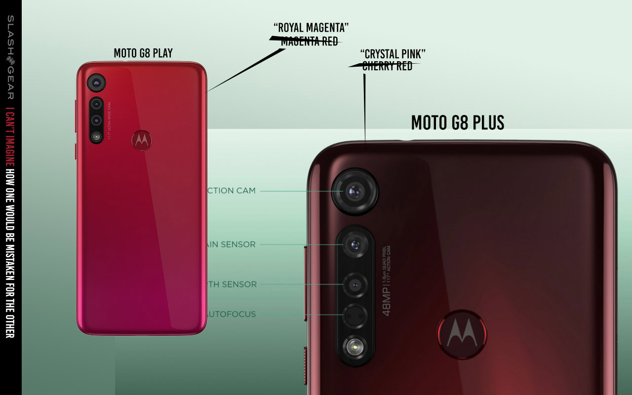 Motorola Moto G8 Plus and Play are very different machines