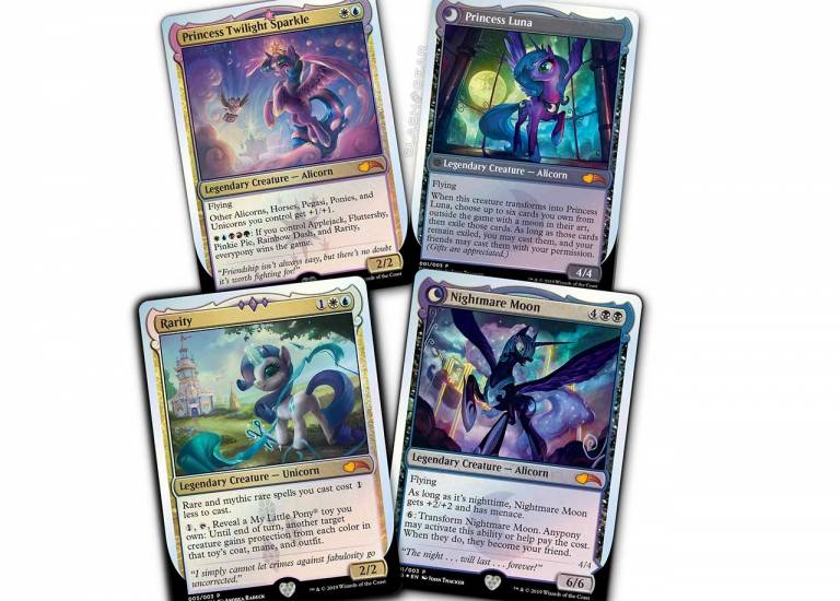 Magic The Gathering My Little Ponies Cards And Charity Event Detailed 