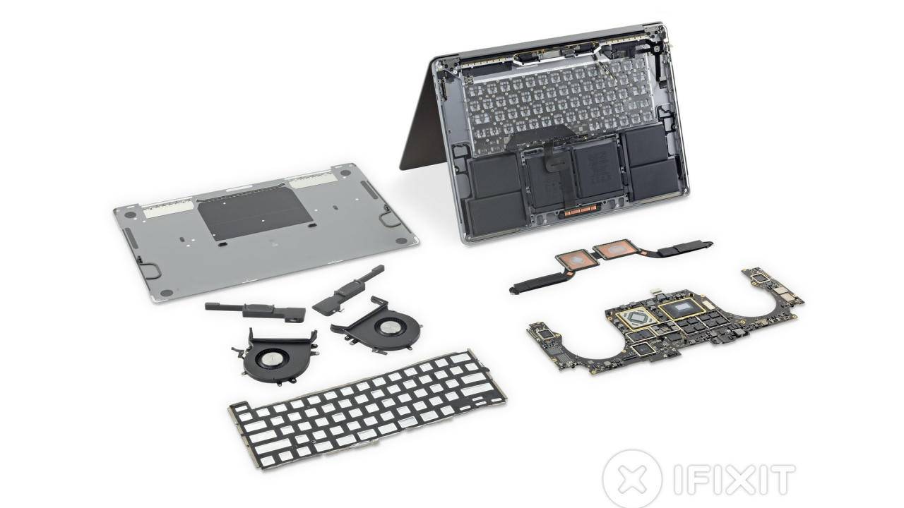 16-inch MacBook Pro still extremely difficult to repair reveals iFixit