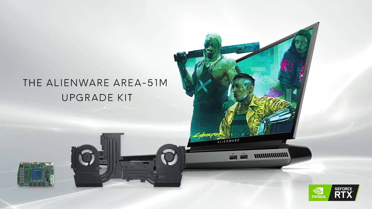 Alienware Area-51m GPU upgrade kit fulfills a long-time dream