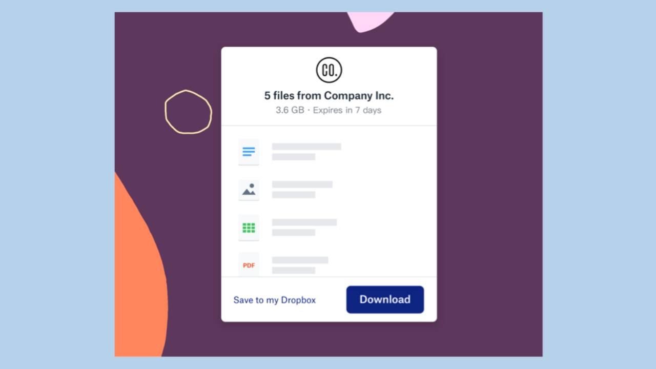 Dropbox Transfer now lets anyone send large files and videos