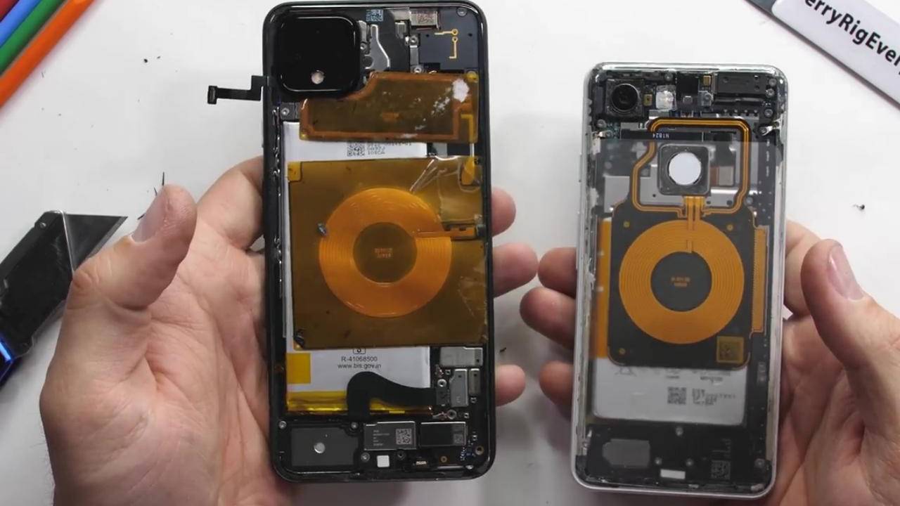 Pixel 4 XL teardown reveals a mess of parts inside