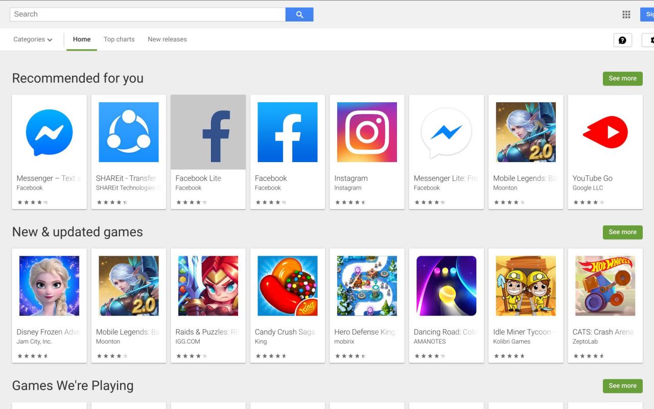 Play store apps Apps Store