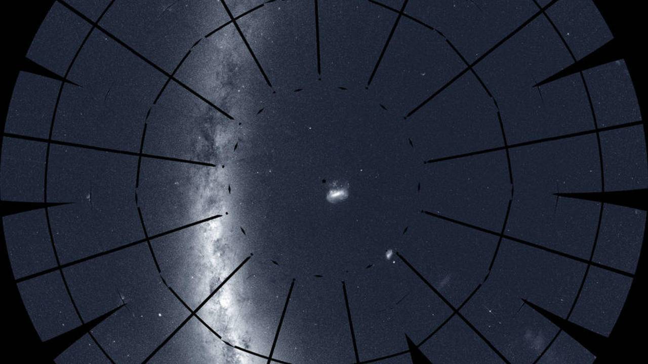 NASA’s TESS mission shares massive circular mosaic of the southern sky