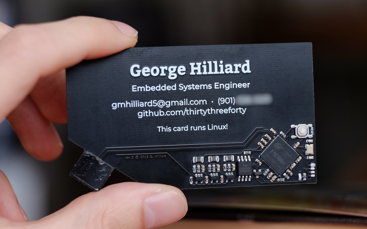 This business card is actually a Linux computer - SlashGear