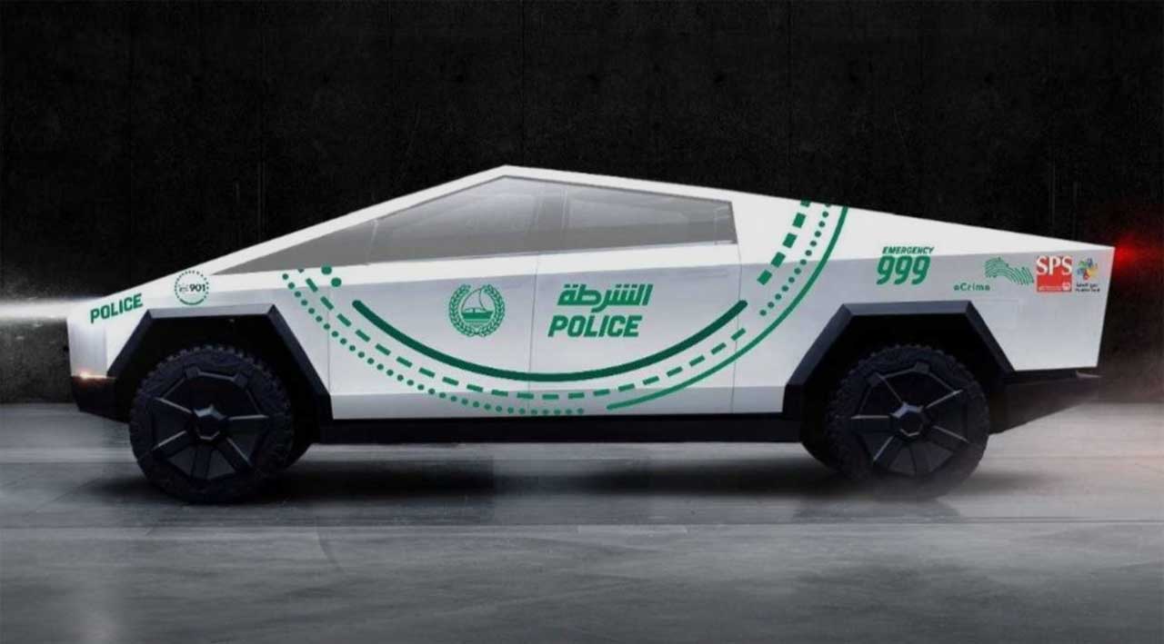 Dubai police to get a Tesla Cybertruck