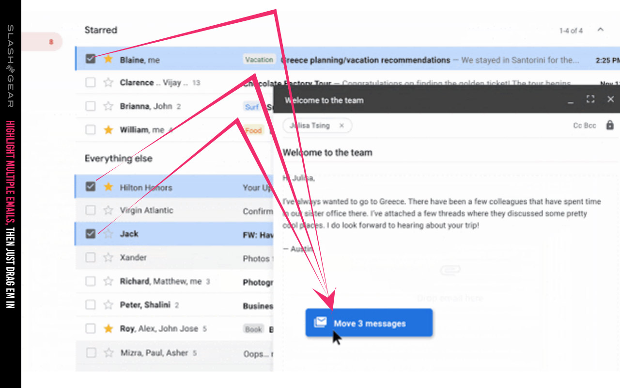 Gmail update: Attach emails to other emails without download