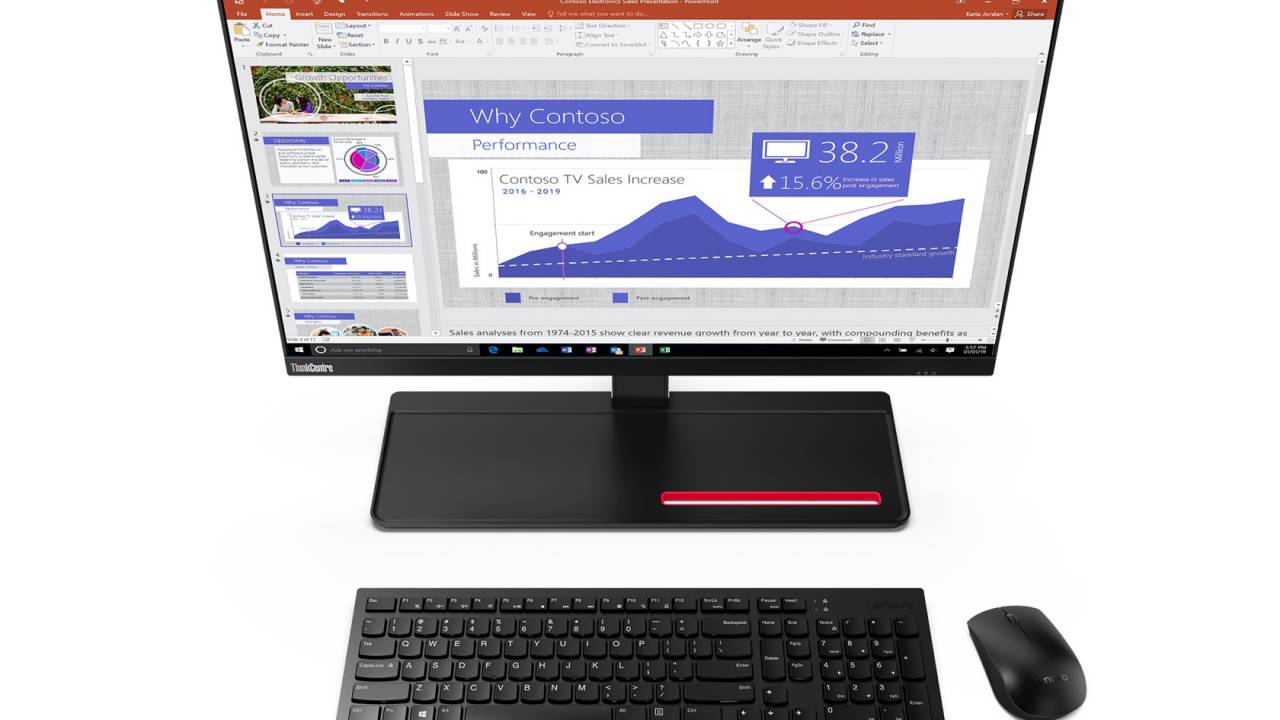 Lenovo ThinkCentre M90a AiO and Creator Extreme display lead CES 2020 desktops