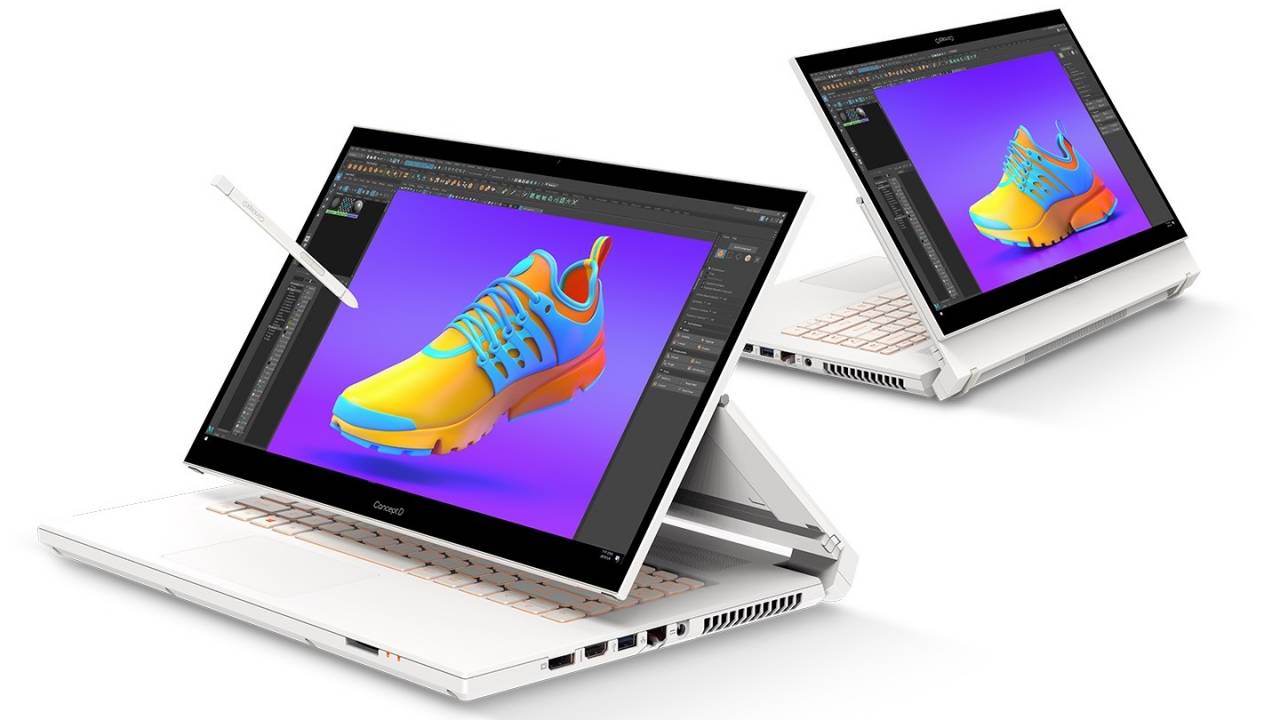 Acer ConceptD 7 Ezel and ConceptD 700 PC pair style with speed