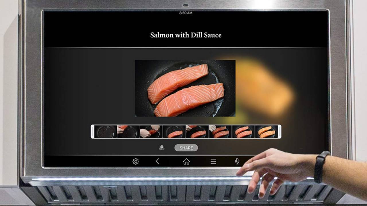 GE Kitchen Hub updated with built-in microwave and third camera