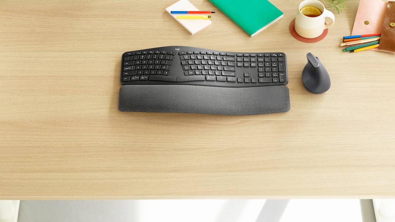 Logitech Ergo K860 keyboard is the perfect MX Vertical companion