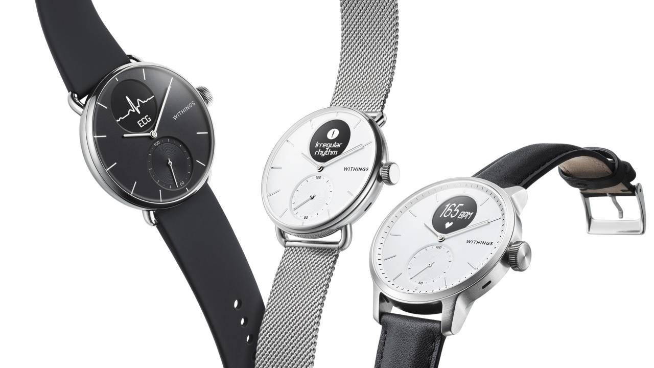 Withings ScanWatch detects irregular heart rate and sleep apnea