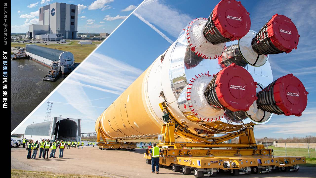 NASA Artemis rocket takes same ferry trip as Apollo 11