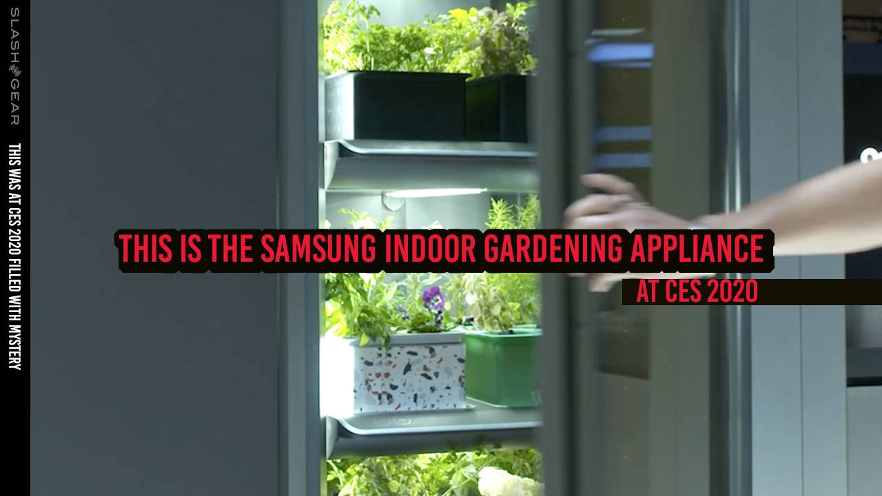 Samsung Indoor Gardening Appliance revealed at CES 2020