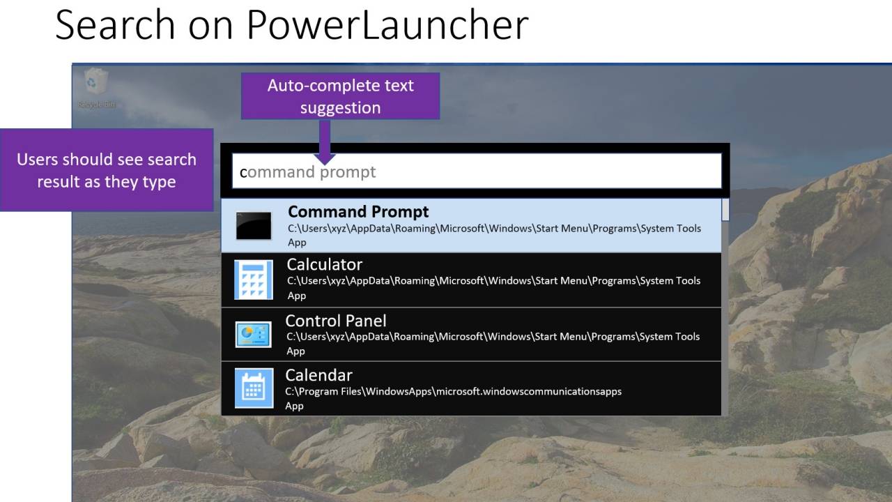 Windows 10 PowerLauncher will put Search and Run front and center
