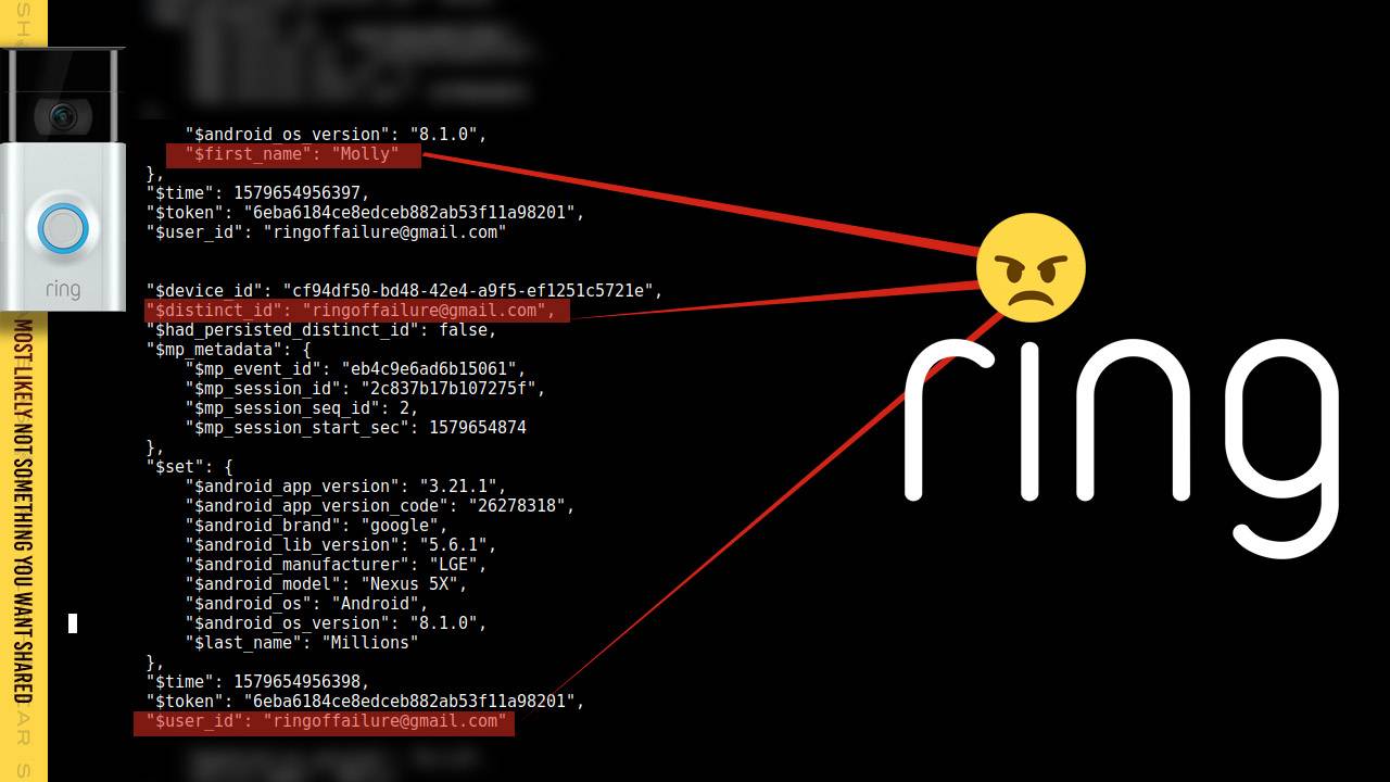 Ring Doorbell App Found Sending Name Email To 3rd Party Tracker