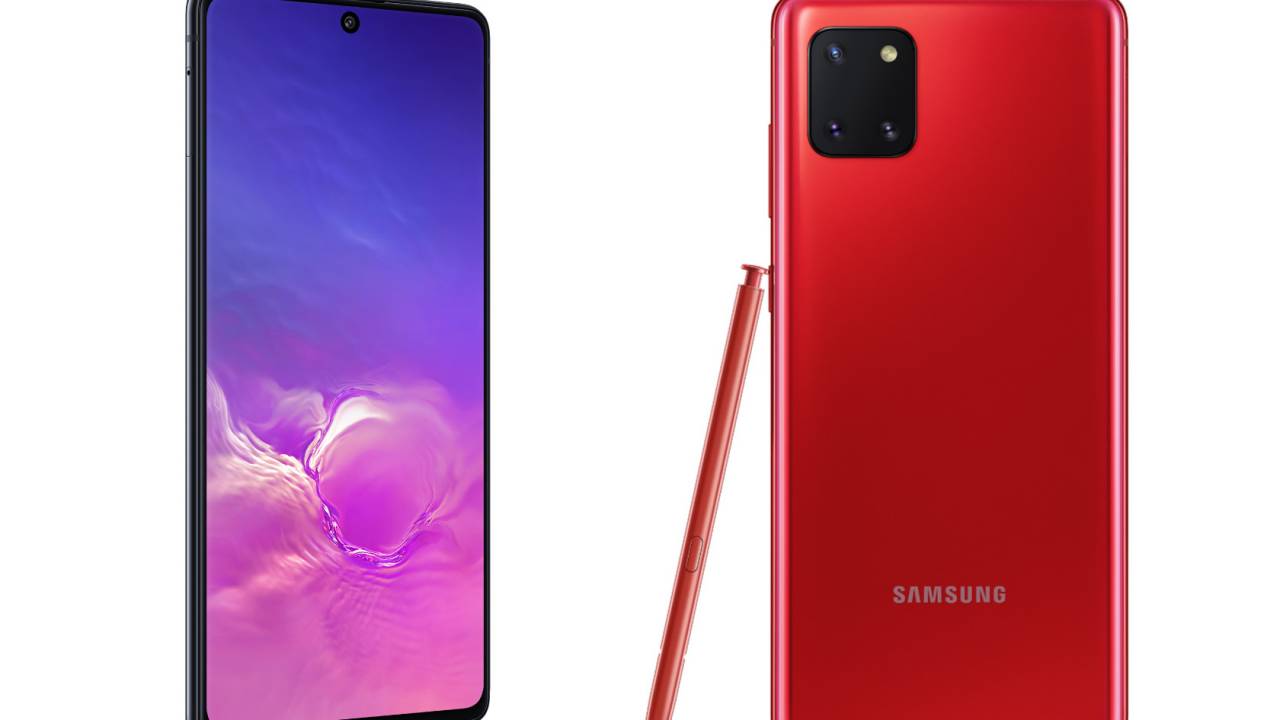 Samsung Galaxy S10 Lite and Note 10 Lite official